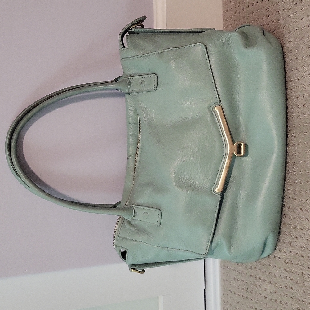 BOTIKIER seafoam green adaptable handbag